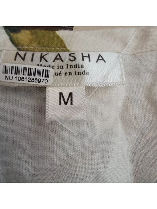 Anthorpologie Nikasha Jamandi Maya Blouse Embroidered Boho Chic Hippie Womens M - Picture 8 of 8